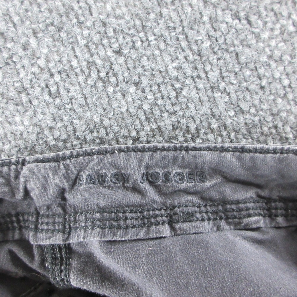 American Eagle Outfitters Pants Womens 6 Gray Baggy Jogger Cargo Stretch Twill - Picture 3 of 10